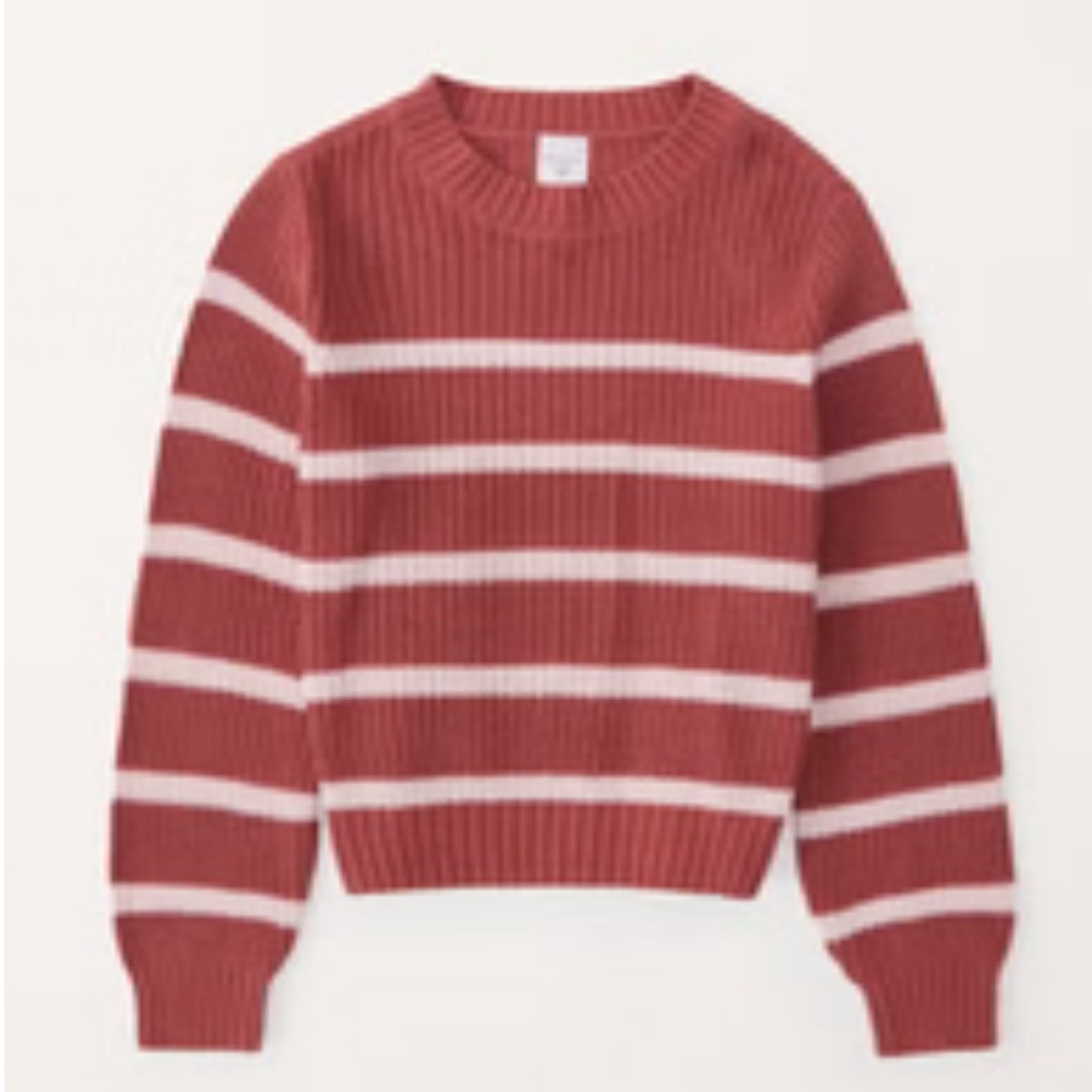 Abercrombie Kids pattern crewneck sweater